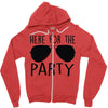 here for the party Zipper Hoodie