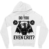 ancient swole'd dragon (black) Zipper Hoodie