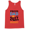 Class of 2017 Proud Dad Graduation Tank Top