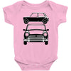 classic mini, ideal birthday gift or birthday present Baby Bodysuit