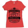 Made In 1997 And Still Awesome Ladies Fitted T-Shirt