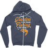 Grandpa Is My Name Fishing Is My Game Zipper Hoodie