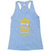 nobody exists on purpose Racerback Tank
