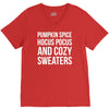 pumpkin spice hocus pocus and cozy sweaters V-Neck Tee