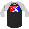 yoda baseball  funny 3/4 Sleeve Shirt
