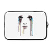 watercolor eyes Laptop sleeve