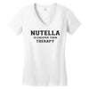 Nutella Is Cheaper Than Therapy Women's V-Neck T-Shirt