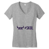 skol Women's V-Neck T-Shirt