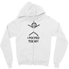 i pooped today Zipper Hoodie