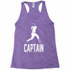 captain pinstripes Racerback Tank