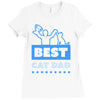 proud cat dad Ladies Fitted T-Shirt