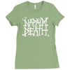 napalm death logo Ladies Fitted T-Shirt