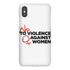 no violence against women's iPhoneX