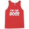 i'm the boss funny nerd Tank Top