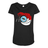 the man with the golden zapper Maternity Scoop Neck T-shirt