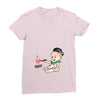 Cute Baby Painter's Dad Love Ladies Fitted T-Shirt