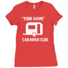 caravan club funny gift Ladies Fitted T-Shirt