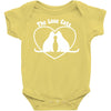valentine's day love cats Baby Onesie