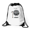i am death Drawstring Bags