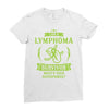 I am a Lymphoma Cancer Survivor - What's Your Superpower? Ladies Fitted T-Shirt