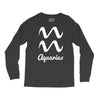 aquarius zodiac Long Sleeve Shirts