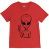 alien V-Neck Tee