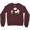coffee that's always late Crewneck Sweatshirt