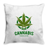 cannabis for medical use only Throw Pillow
