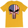 skull u.s.a. back T-Shirt