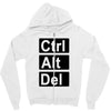 control alt delete Zipper Hoodie