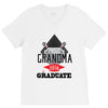 [granma name]proud grandma graduate 2018 V-Neck Tee