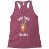 good times tan lines Racerback Tank
