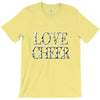 love cheer gold mixed media T-Shirt