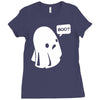 halloween boo Ladies Fitted T-Shirt