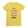 Braver Stronger Smarter Uterine Cancer Awareness Ladies Fitted T-Shirt