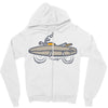 surf biker Zipper Hoodie
