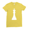 Chess King and Pawn Ladies Fitted T-Shirt