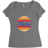 Baby Women's Triblend Scoop T-shirt