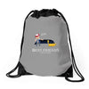 best friends forever Drawstring Bags