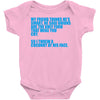 my friend thinks he's smart Baby Onesie