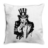 uncle sam Throw Pillow