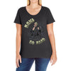 bawl so hard] Ladies Curvy T-Shirt