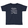 she's country from her cowboy boots Toddler T-shirt