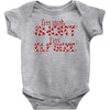 i'm not short i'm elf size Baby Onesie