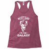 Best Dad in The Galaxy Racerback Tank