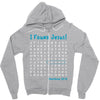 i Found Jesus Zipper Hoodie