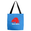 bad bull Tote Bags