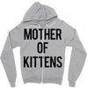 mother of kittens Zipper Hoodie