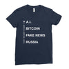 30 Seconds To Mars Topics Ladies Fitted T-Shirt