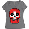 switzerland till i die Women's Triblend Scoop T-shirt